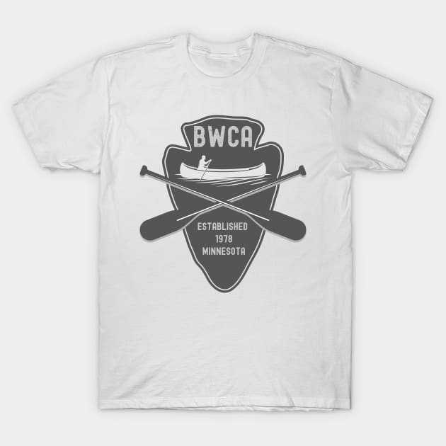 BWCA Boundary Waters Canoe Area T-Shirt by In-Situ